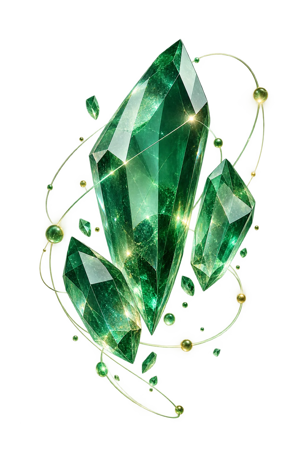 Emerald Crystal Ornament